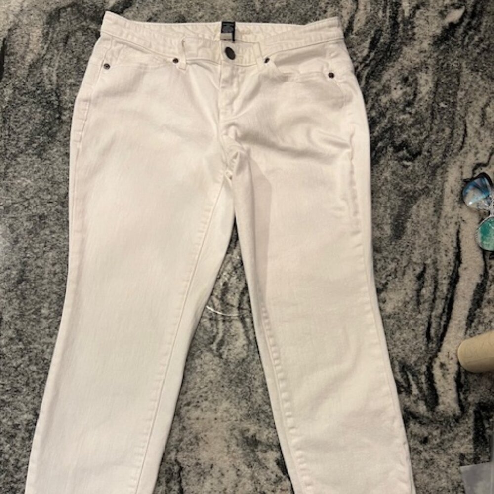 Victoria Secret White‎ VS Siren jeans Size 6